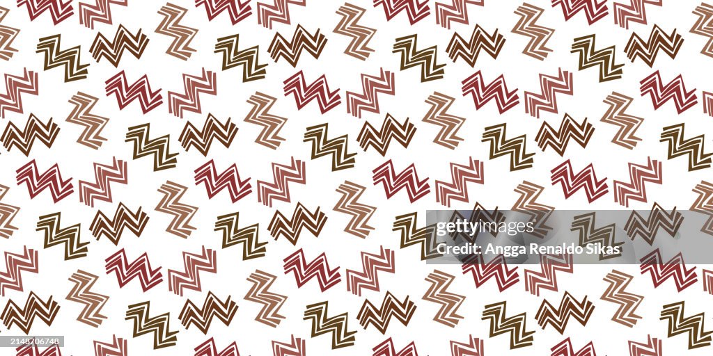 Multi Shape Patterns Zigzag Multi Colored Geometric Shapes Seamless Pattern High-Res Vector ...