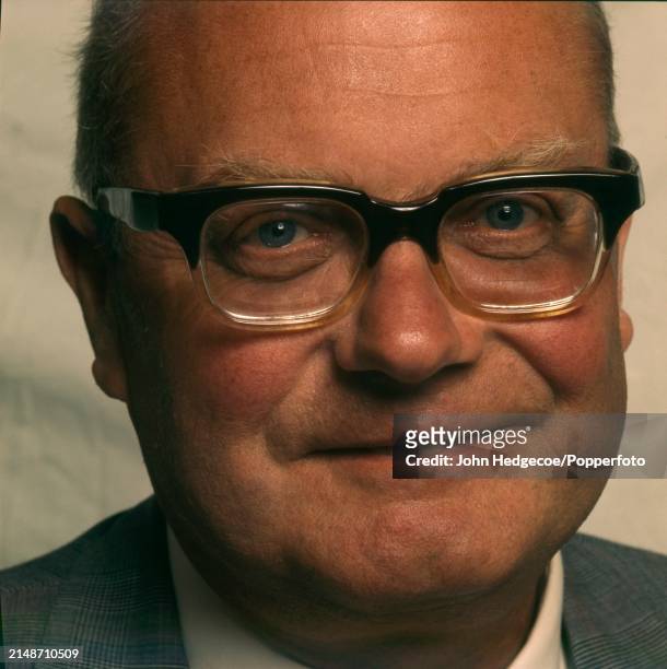 British television executive and former journalist Sir Hugh Carleton Greene posed in London circa 1970. Hugh Greene served as director-general of the...