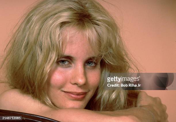 Actress Lori Singer portrait during photo session, July 10, 1985 in Los Angeles, California.
