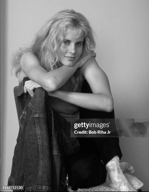 Actress Lori Singer portrait during photo session, July 10, 1985 in Los Angeles, California.