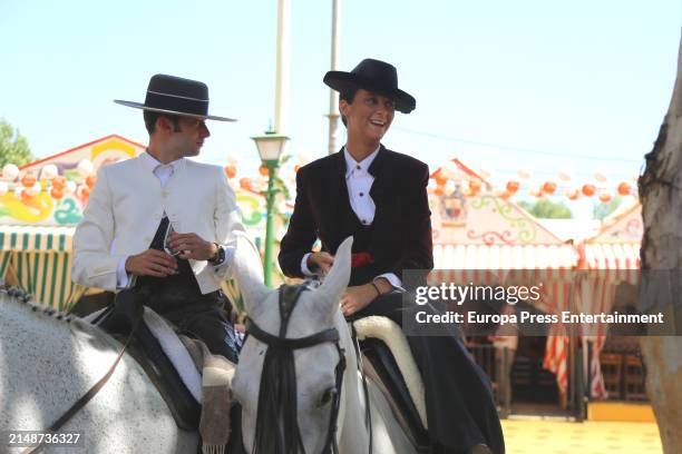 Victoria Federica at the April Fair, April 15 in Seville, Spain.