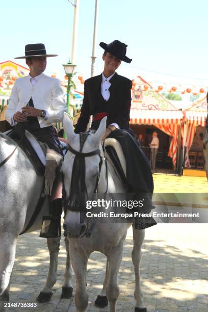 Victoria Federica at the April Fair, April 15 in Seville, Spain.
