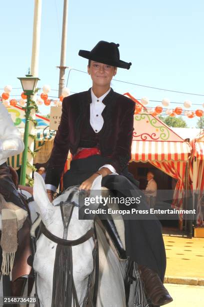 Victoria Federica at the April Fair, April 15 in Seville, Spain.