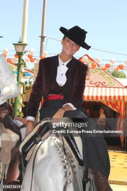 Victoria Federica at the April Fair, April 15 in Seville, Spain.