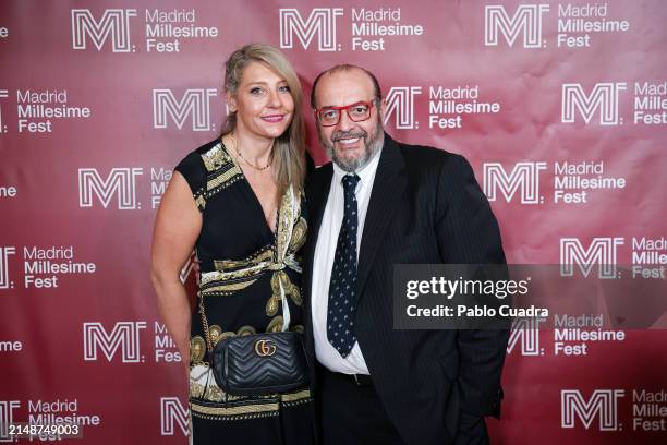 Chef Andrea Tumbarello attends the Millesime Fest photocall at Real Casino de Madrid on April 15, 2024 in Madrid, Spain.