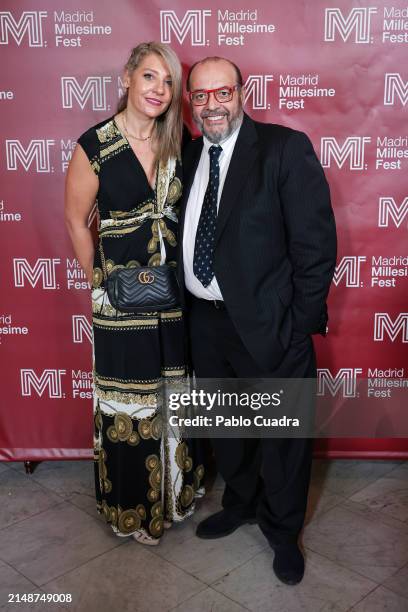 Chef Andrea Tumbarello attends the Millesime Fest photocall at Real Casino de Madrid on April 15, 2024 in Madrid, Spain.