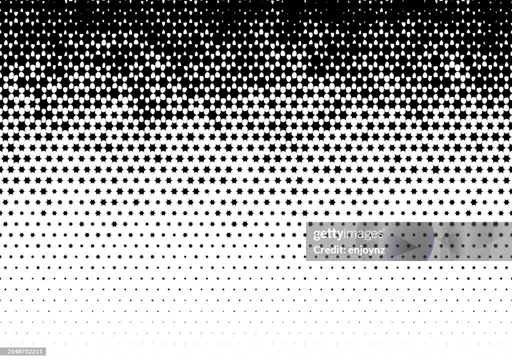 Random Star Pattern Gradient Black Seamless Gradient Stars Pattern High-Res Vector Graphic - Getty ...