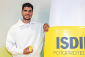 Carlos Alcaraz Attends ISDIN Photocall In Barcelona