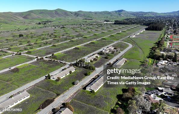 Lockheed Concord A drone view of the former Concord Naval Weapons Station and the ...