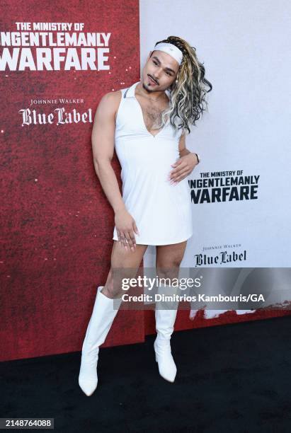 Tomas Matos attends the premiere of "The Ministry Of Ungentlemanly Warfare" at AMC Lincoln Square Theater on April 15, 2024 in New York City.