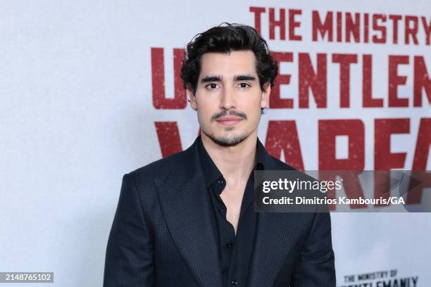 Henry Zaga attends the premiere of "The Ministry Of Ungentlemanly Warfare" at AMC Lincoln Square Theater on April 15, 2024 in New York City.