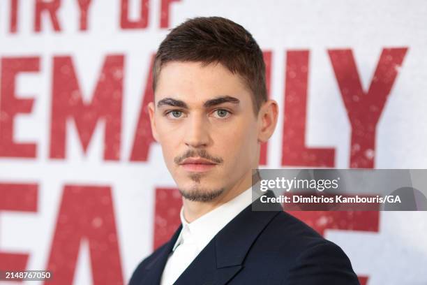 Hero Fiennes Tiffin attends the premiere of "The Ministry Of Ungentlemanly Warfare" at AMC Lincoln Square Theater on April 15, 2024 in New York City.