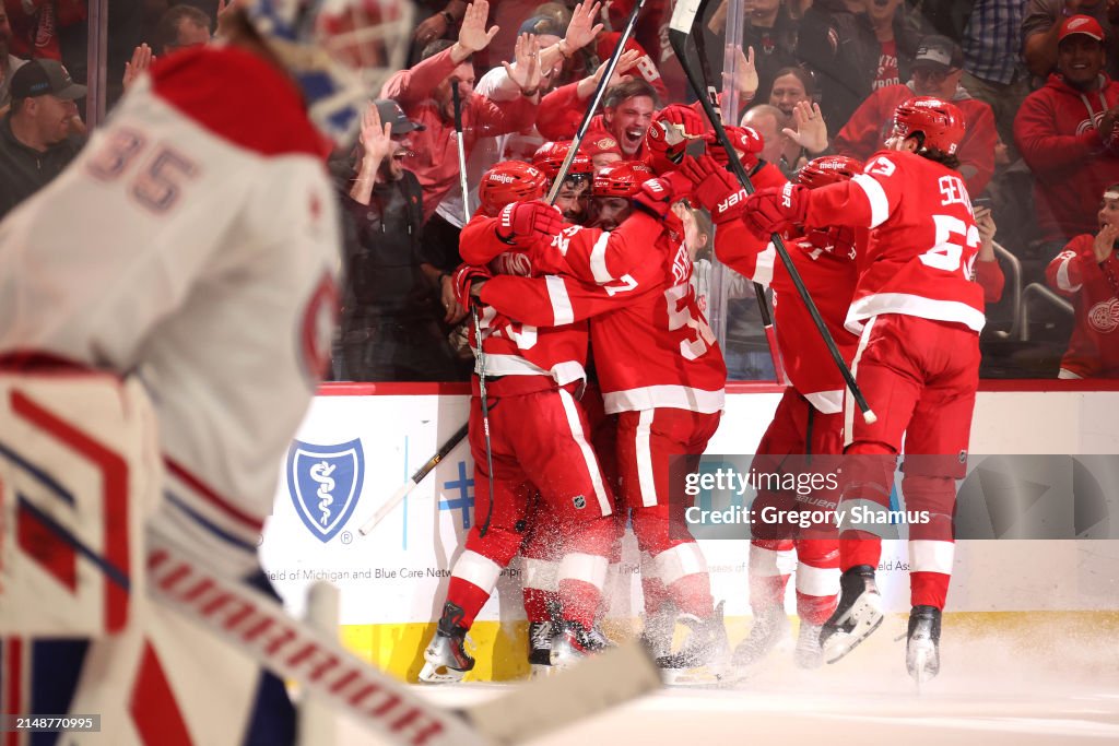 Montreal Canadiens v Detroit Red Wings