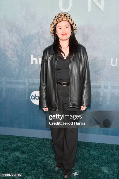 Michele Selene Ang attends the premiere of Hulu's "Under The Bridge" at DGA Theater Complex on April 15, 2024 in Los Angeles, California.