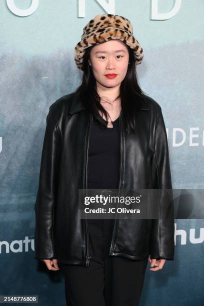 Michele Selene Ang attends Los Angeles Premiere Of Hulu's "Under The Bridge" at DGA Theater Complex on April 15, 2024 in Los Angeles, California.