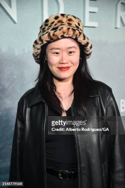 Michele Selene Ang attends the premiere of Hulu's "Under The Bridge" at DGA Theater Complex on April 15, 2024 in Los Angeles, California.