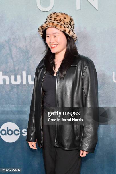 Michele Selene Ang attends the premiere of Hulu's "Under The Bridge" at DGA Theater Complex on April 15, 2024 in Los Angeles, California.