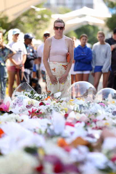 AUS: Tribute Grows Honouring Victims Of Sydney Shopping Mall Stabbing Attack