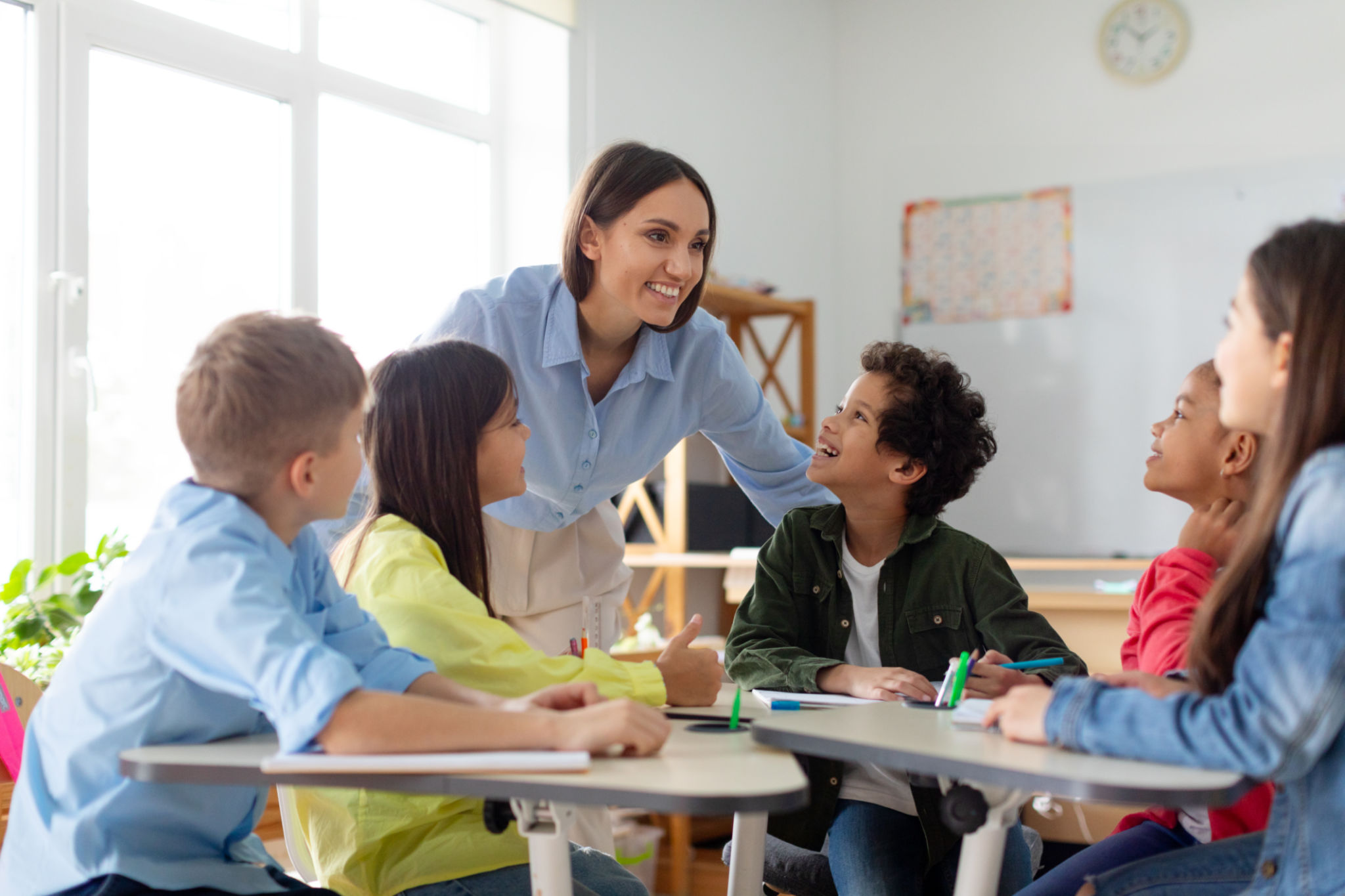 teacher student discussion