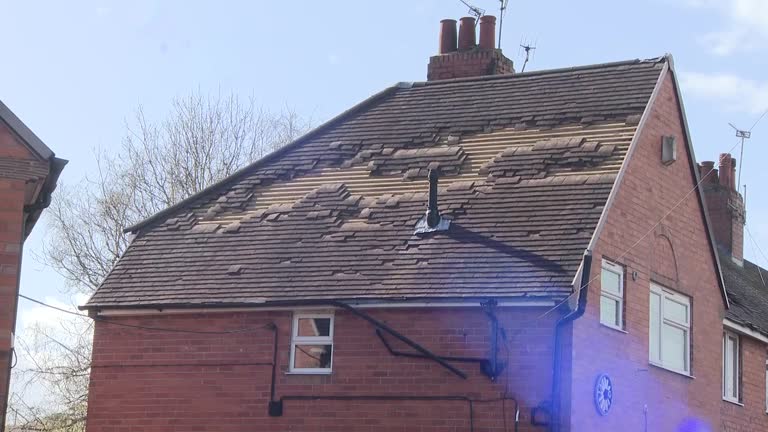 GBR: Tornado hits Staffordshire village