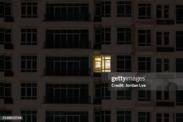 single light in a residential apartment - single object stock pictures, royalty-free photos & images
