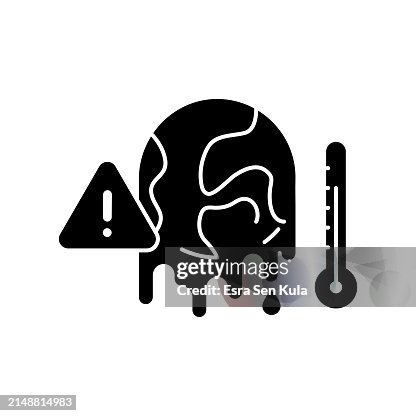 Climate Change Warning Solid Icon Design. Suitable for Infographics, Web Pages, Mobile Apps, UI, UX, and GUI design. Climate Change Warning Solid Icon Design. Suitable for Infographics, Web Pages, Mobile Apps, UI, UX, and GUI design.