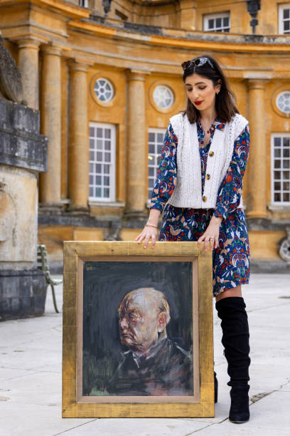 GBR: Historic Churchill Portrait Unveiled at Blenheim Palace Ahead of Sotheby's Auction in June