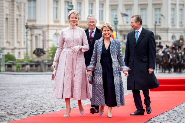 BEL: Grand-Duke And Grand Duchess Of Luxembourg : State Visit To Belgium - Day One