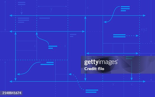 Modern Blueprint Prototype Design Abstract Background Modern Blueprint Prototype Design Abstract Background