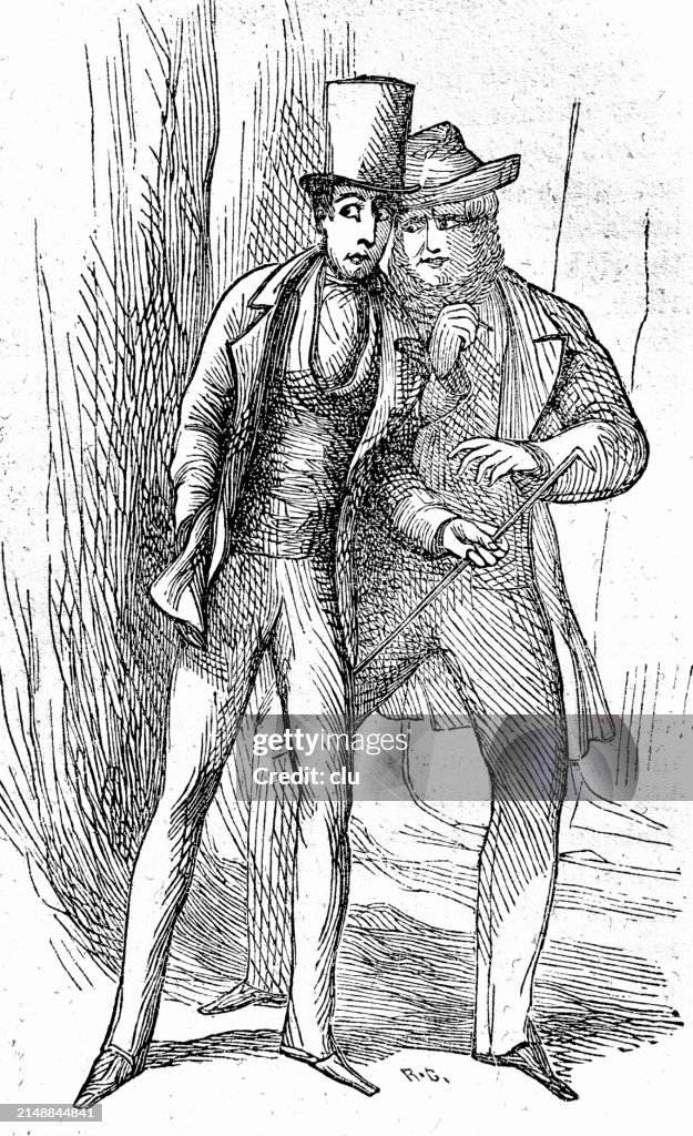 Two conspirators in the forest