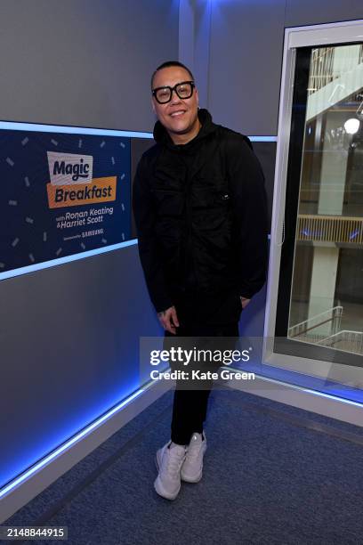 Gok Wan poses for a photograph during his visit to Bauer Media at The Lantern on April 16, 2024 in London, England.