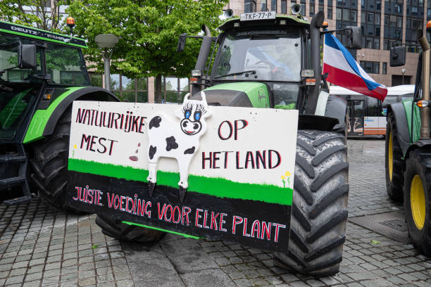 BEL: Dutch Farmers Take To Brussels Streets In Protest Over EU Regulations