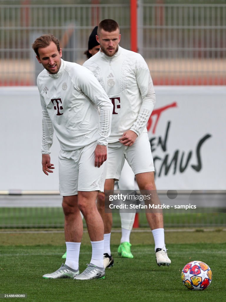 FC Bayern München Training Session And Press Conference - UEFA Champions League 2023/24