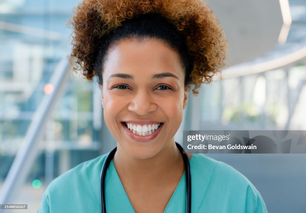 Professional African American nurse with a warm, caring smile representing quality healthcare at Everyone's Welcome Assisted Living