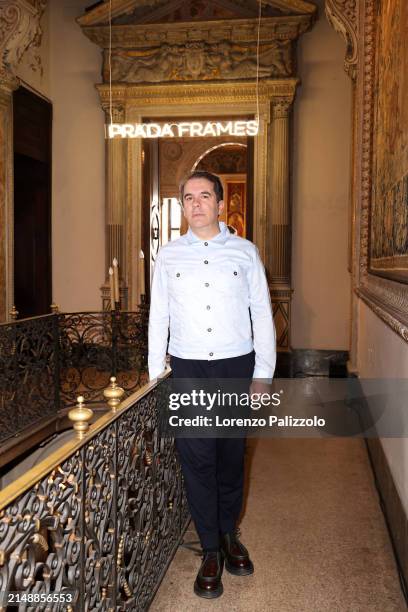 Andrés Jaque at Prada Frames during Milan Design Week at Museo Bagatti Valsecchi on April 16, 2024 in Milan, Italy.