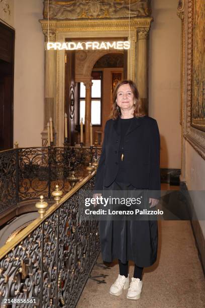 Beatriz Colomina at Prada Frames during Milan Design Week at Museo Bagatti Valsecchi on April 16, 2024 in Milan, Italy.