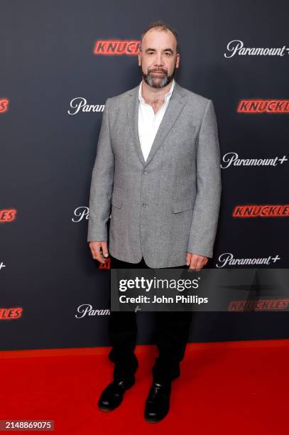 Rory McCann attends the "Knuckles" Global Premiere at the Odeon Luxe West End on April 16, 2024 in London, England.
