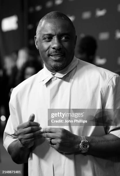 Idris Elba attends the "Knuckles" Global Premiere at the Odeon Luxe West End on April 16, 2024 in London, England.