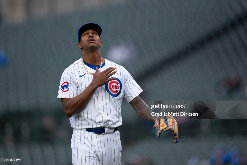 Los Angeles Dodgers v Chicago Cubs