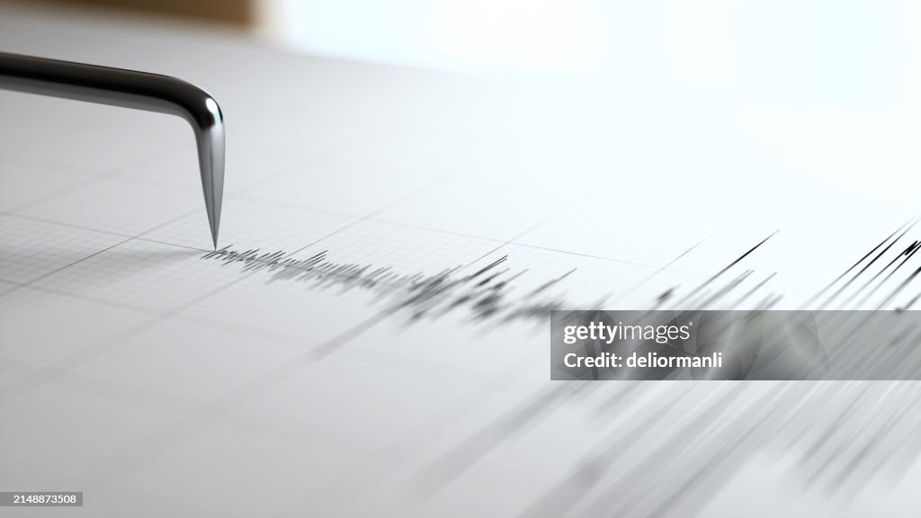 Sismographe et tremblement de terre