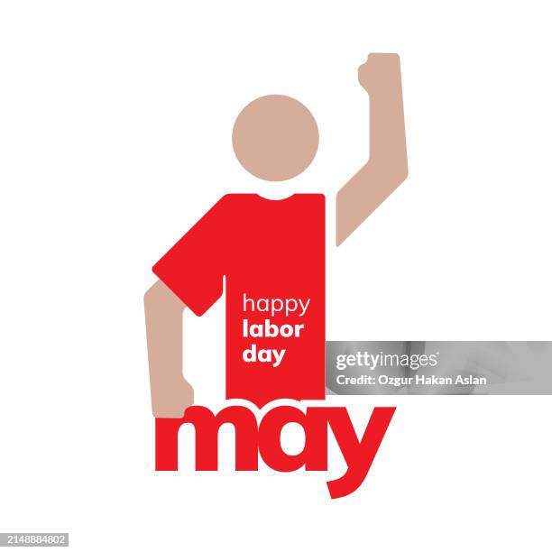 1. mai internationaler tag der arbeit - may 1 labor day stock-grafiken, -clipart, -cartoons und -symbole
