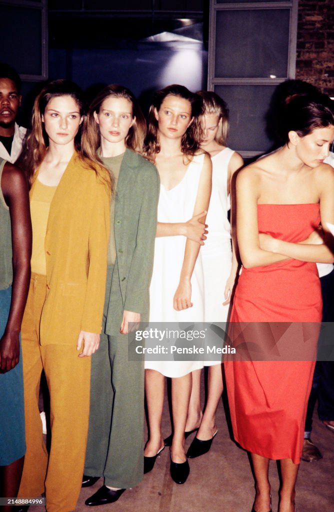 Calvin Klein Spring 1999 Ready to Wear Runway Show Backstage