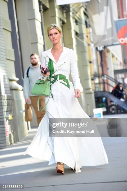 Nicky Hilton Rothschild is seen on April 16, 2024 in New York City.