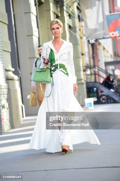 Nicky Hilton Rothschild is seen on April 16, 2024 in New York City.