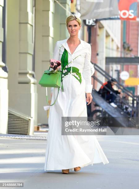 Nicky Hilton Rothschild is seen on April 16, 2024 in New York City.