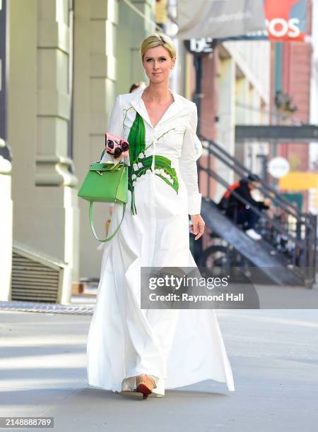 Nicky Hilton Rothschild is seen on April 16, 2024 in New York City.