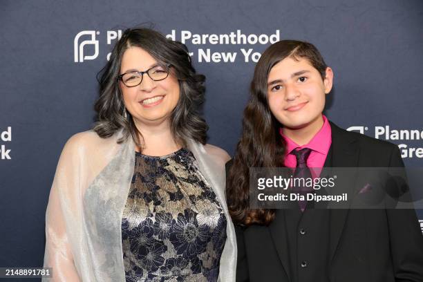Wendy Stark, President & CEO of Planned Parenthood of Greater New York and Freddie Stark attend the 2024 Planned Parenthood Of Greater New York Gala...