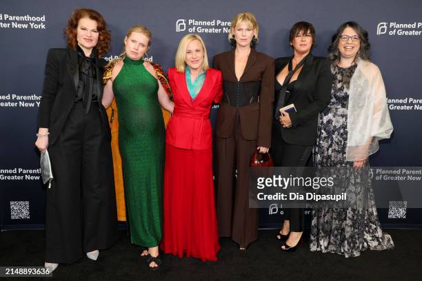 Sandra Bernhard, Theodora Richards, Patricia Arquette, Alexandra Richards, Cat Power and Wendy Stark attend the 2024 Planned Parenthood Of Greater...
