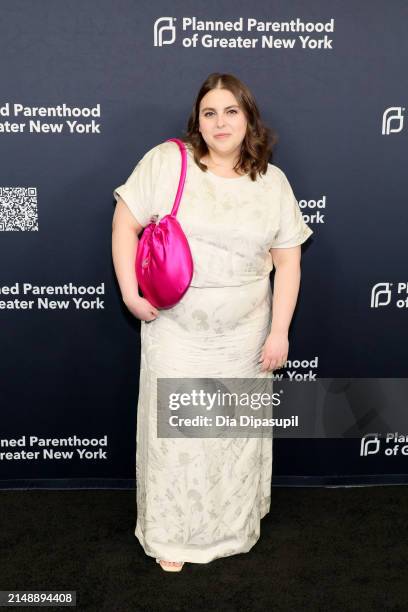 Beanie Feldstein attends the 2024 Planned Parenthood Of Greater New York Gala on April 16, 2024 in New York City.