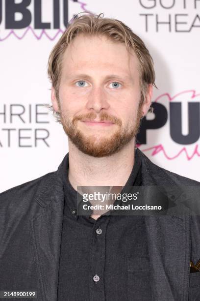 Peter McNally attends the "Sally & Tom" opening night at The Public Theater on April 16, 2024 in New York City.